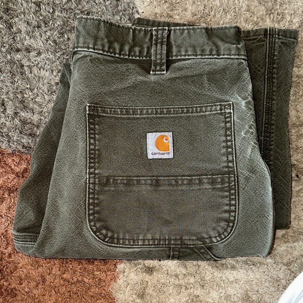 Carhartt Forest Green Utility Pants